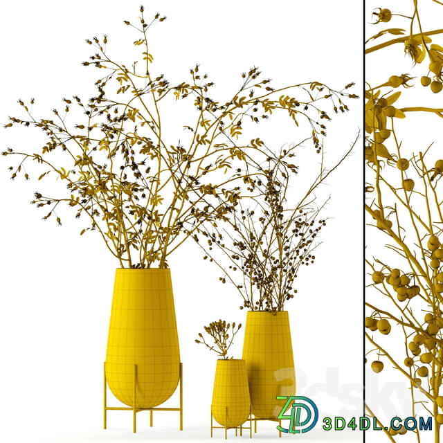 Twigs in Echasse Vases