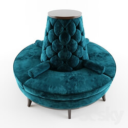 Circle Banquette Settee Lobby sofa 