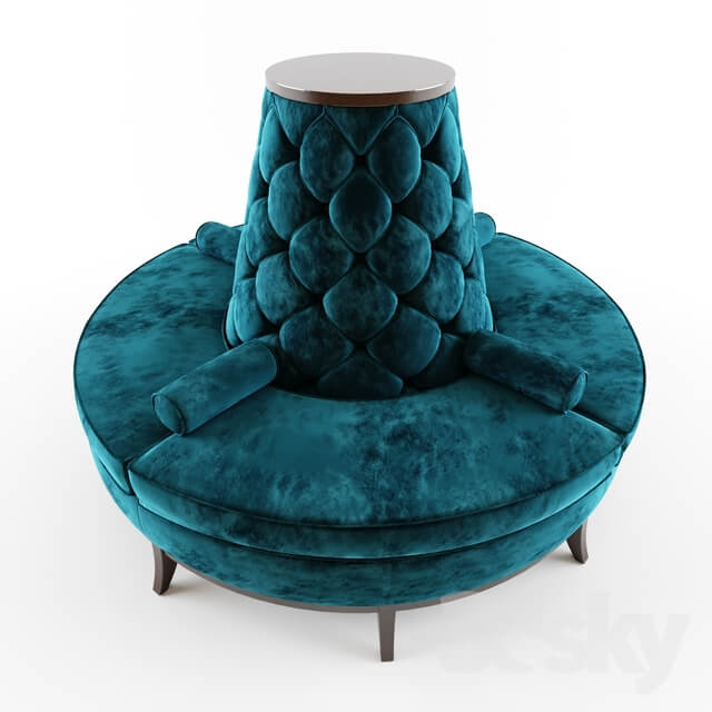 Circle Banquette Settee Lobby sofa