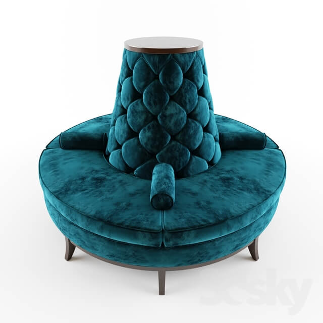 Circle Banquette Settee Lobby sofa