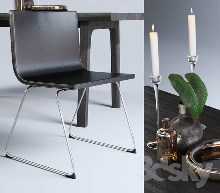 Table Chair Ikea Bernhard VÄSTANÅ VÄSTANBY dinning set