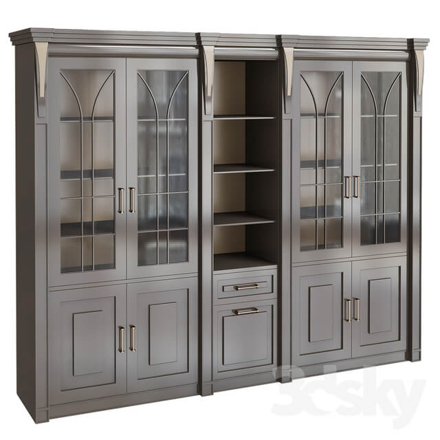Wardrobe Display cabinets Bookcase CAPRI Minotti Collezioni