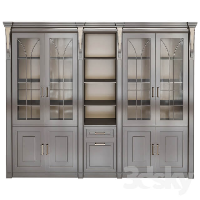 Wardrobe Display cabinets Bookcase CAPRI Minotti Collezioni