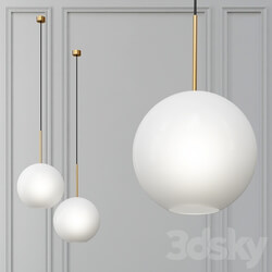 Giopato Coombes Bolle Bls Lamp White 1 Pendant light 3D Models 