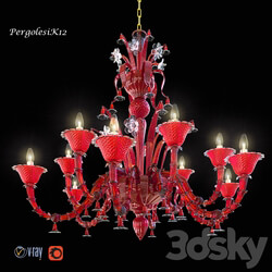 chandelier Formia PergolesiK12 Pendant light 3D Models 
