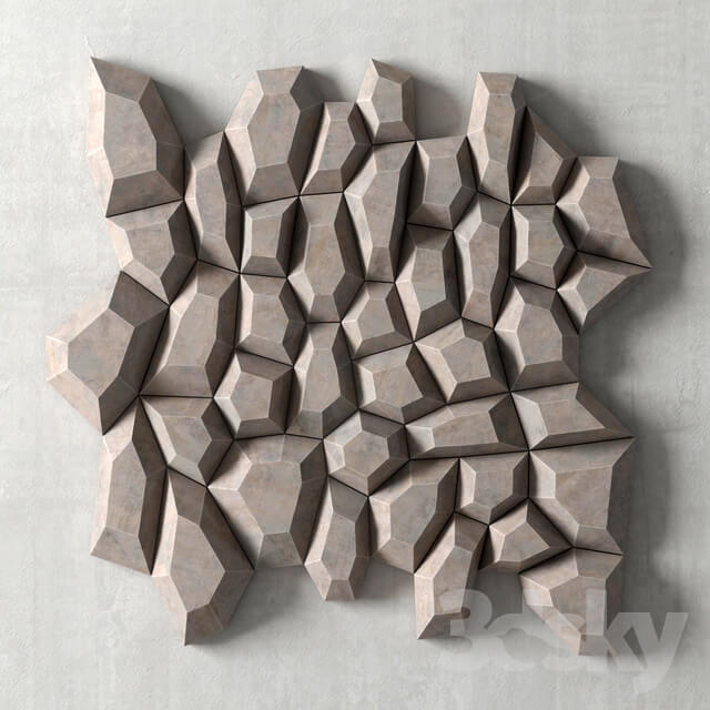 Other decorative objects Polygon decorative panel Polygon decorative panel