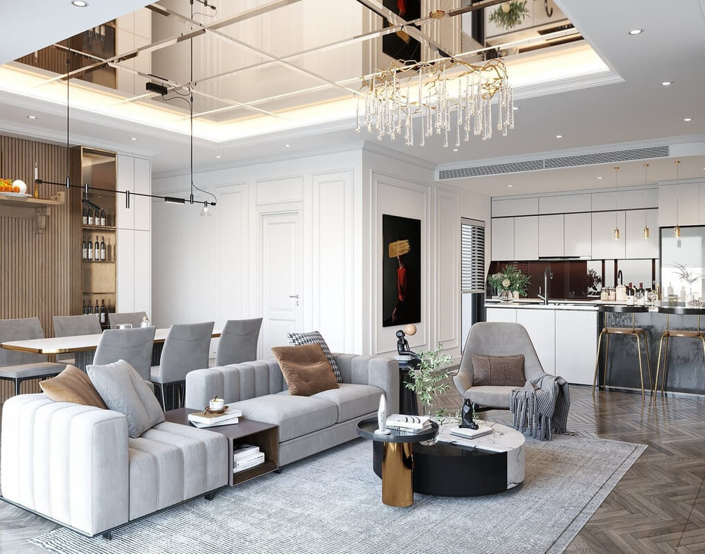  Interior Living Room Model By Quan Nguyen