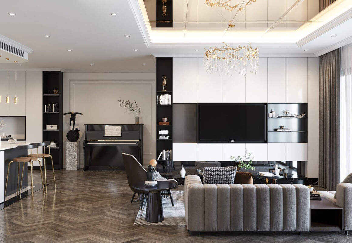  Interior Living Room Model By Quan Nguyen