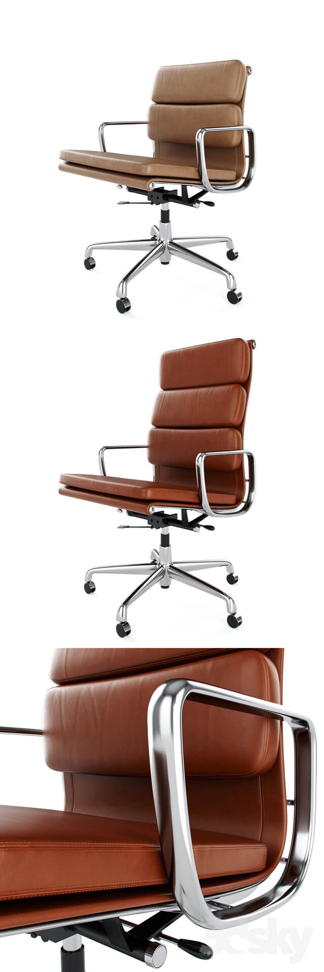 Vitra Soft Pad Chairs EA 217 219