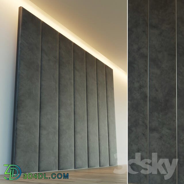 Decorative wall. Soft panel. 9