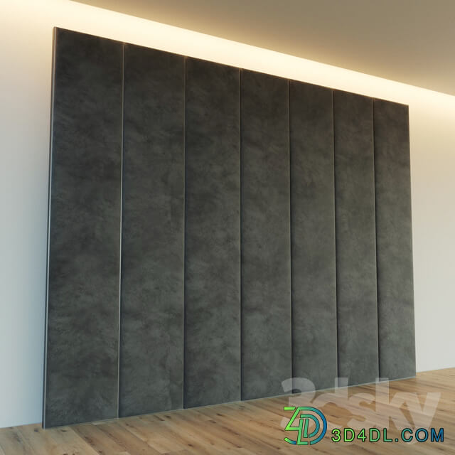 Decorative wall. Soft panel. 9