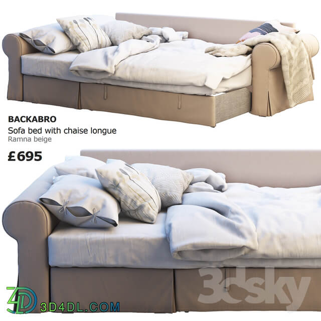 Bed Ikea Backabro 3
