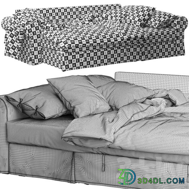 Bed Ikea Backabro 3