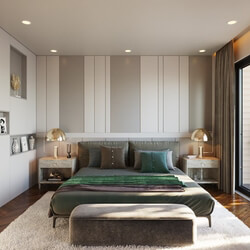 3D Interior Scenes File 3dsmax Model Bedroom 137 By LaThanhDat 