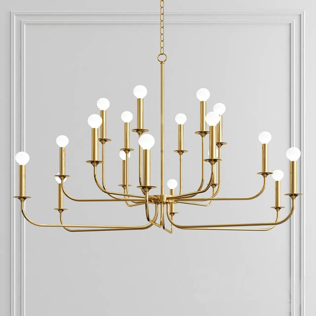 Ateriors Breck 2 tier Chandelier Pendant light 3D Models