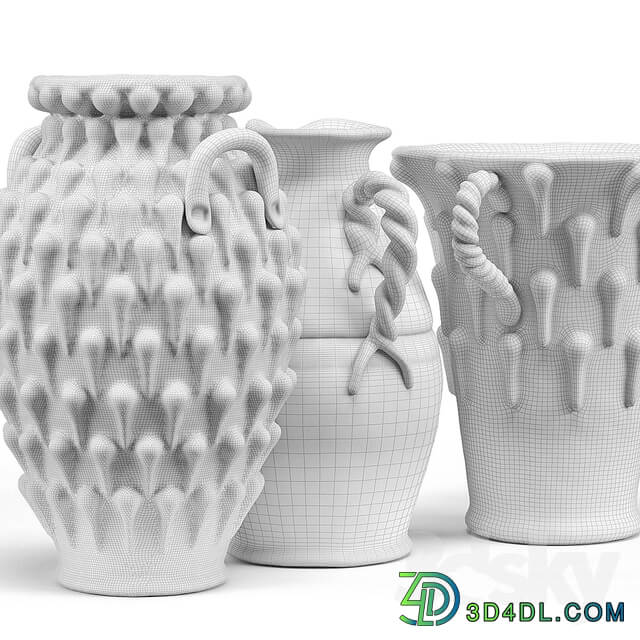 French vase set