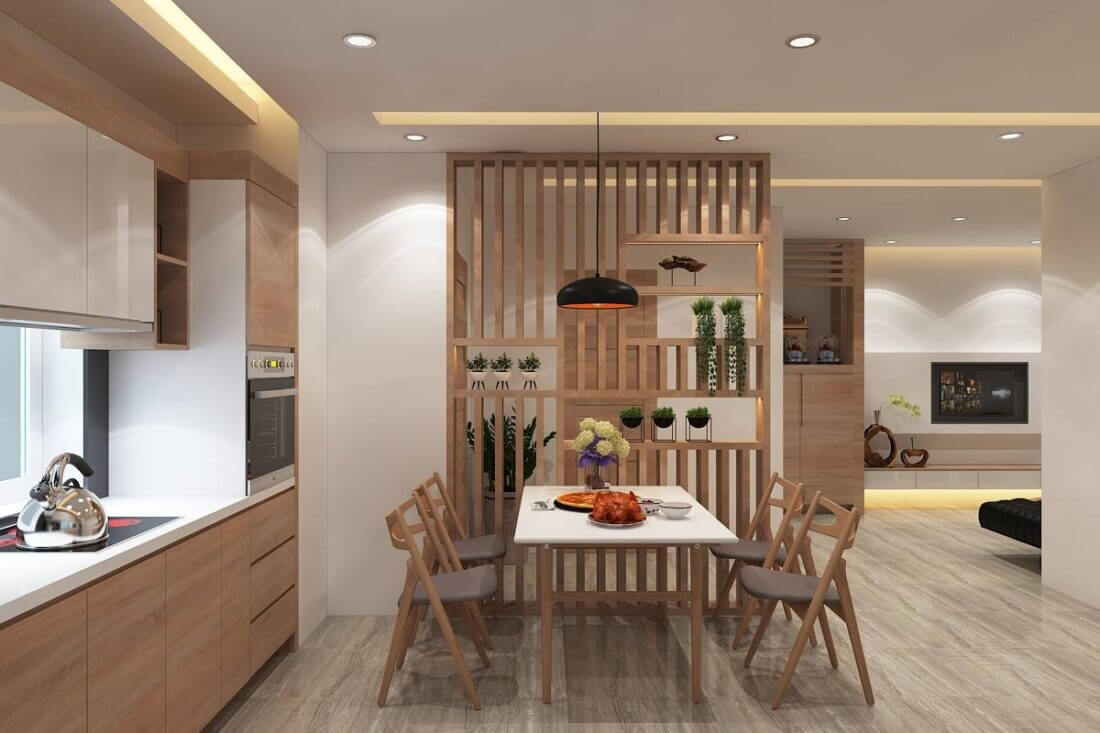 3D Interior Kitchen – Livingroom 250 Scene 3dsmax By Hoang Arc