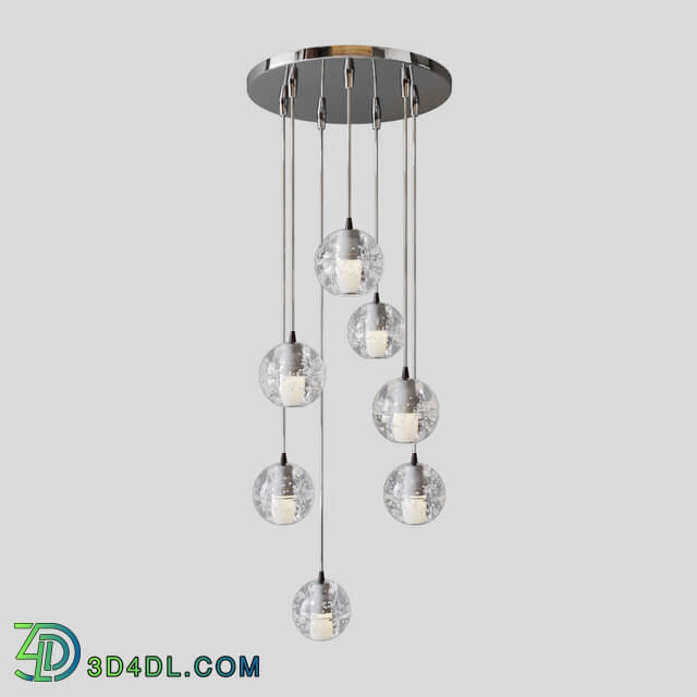 bocci led crystal glass ball 7 designed by omer arbel in 2005 Pendant light 3D Models