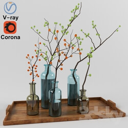 2 cherry branches 