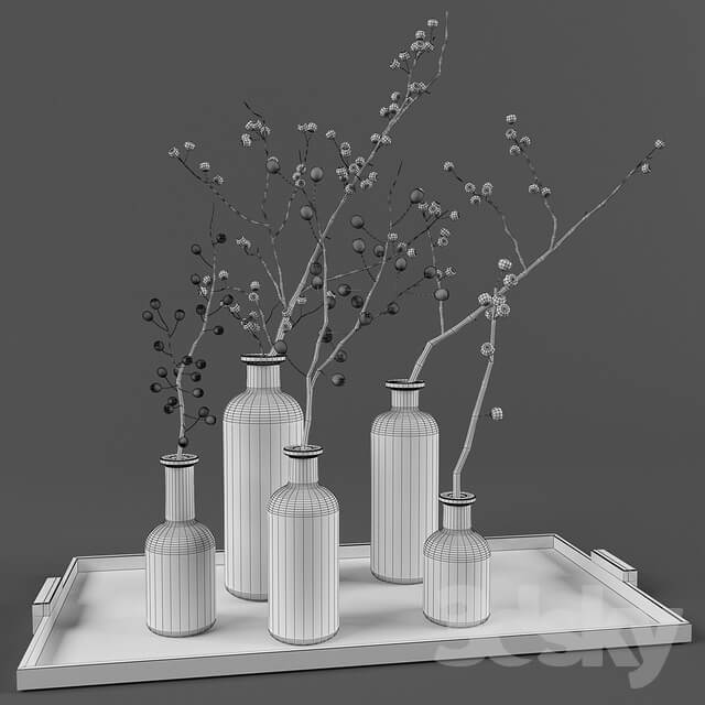 2 cherry branches