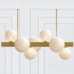 HINSDALE CHANDELIER By Hudson Valley Lighting Pendant light 3D Models 