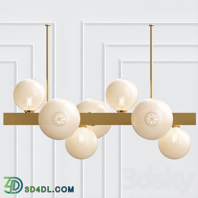 HINSDALE CHANDELIER By Hudson Valley Lighting Pendant light 3D Models