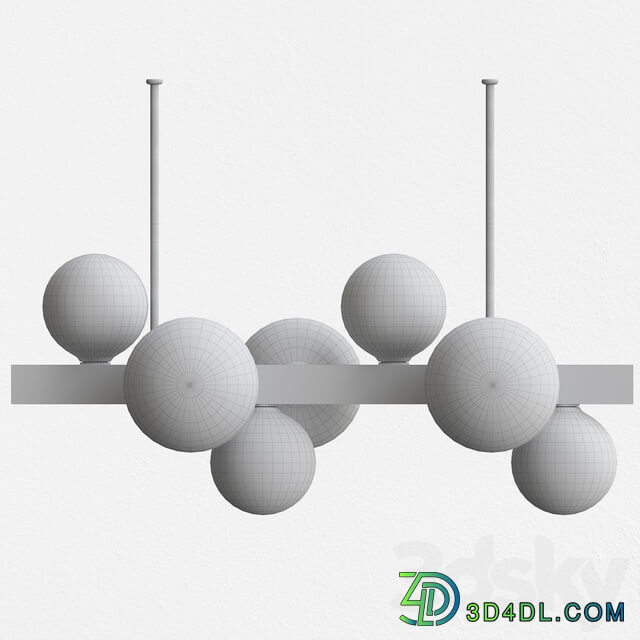 HINSDALE CHANDELIER By Hudson Valley Lighting Pendant light 3D Models