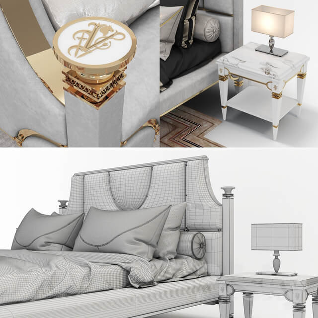 Bed Bed WOTTON METAL Visionnaire 