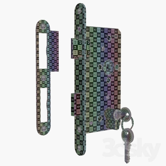 Miscellaneous Euro Profile Cylinder Barrel Lock with keys