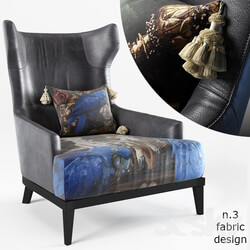 armchair The Black Attitude by Momenti Casa 
