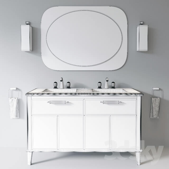 Riviere Cappuccino Emperador Dark Bathroom set by Oasis Group