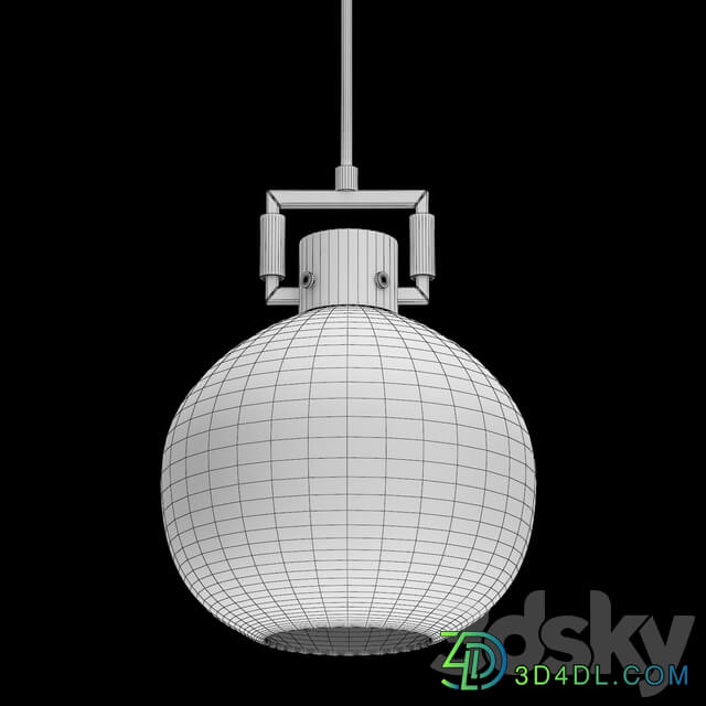 MACHINIST GLASS GLOBE PENDANT Pendant light 3D Models