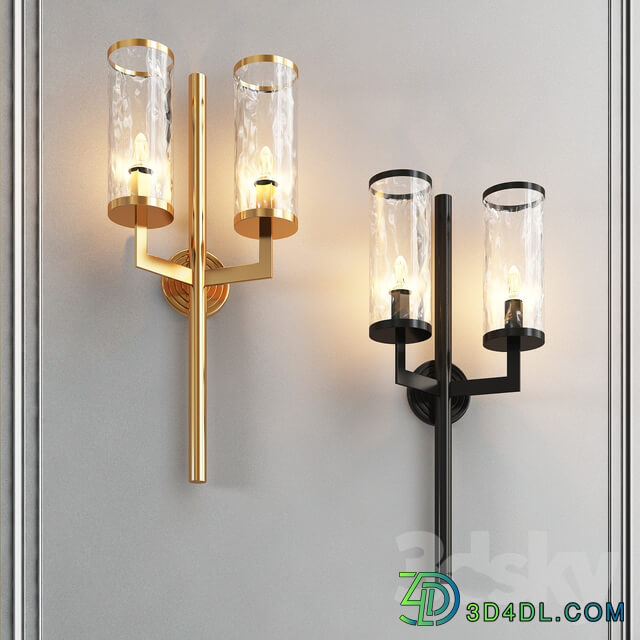 Liaison double arm sconce