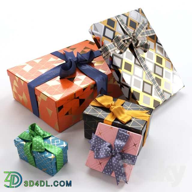 Gift boxes with bows part 4