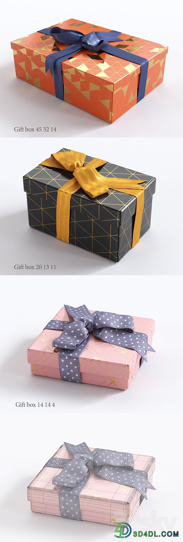 Gift boxes with bows part 4