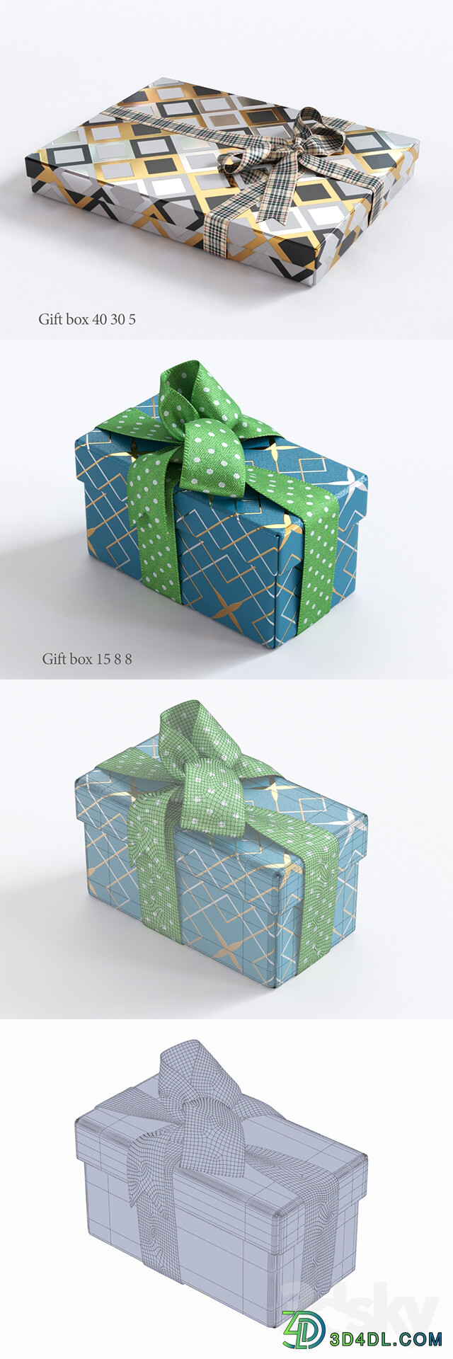 Gift boxes with bows part 4