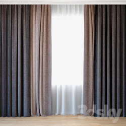 Curtains 40 Curtains with tulle 