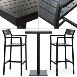 Table Chair Design Within Reach Eos Bar Stool and Bar Height Table 