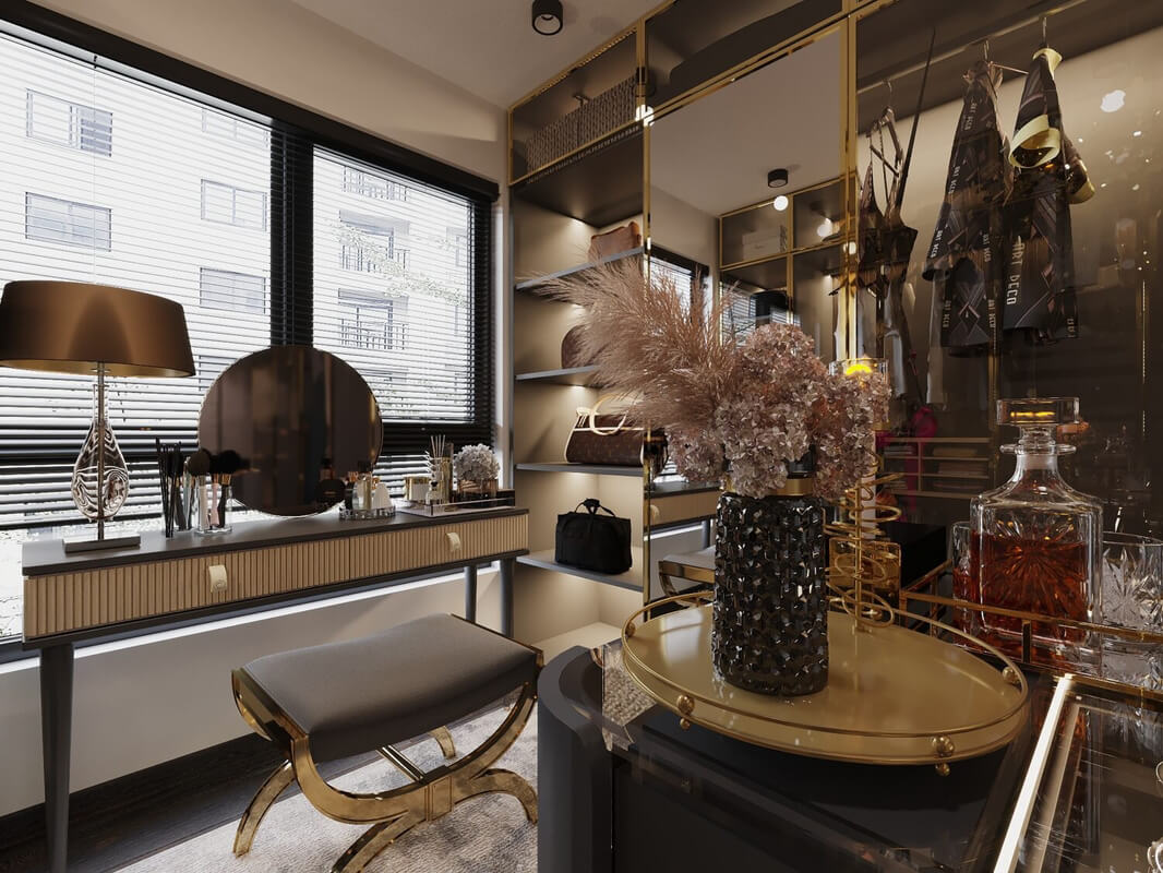  Living Room - Kitchen Interior Model By Kts Hai Quy