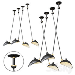 Serge Mouille Pendants Pendant light 3D Models 