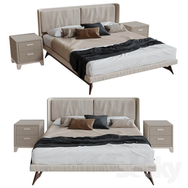 Bed Bolzan Kate Sottile