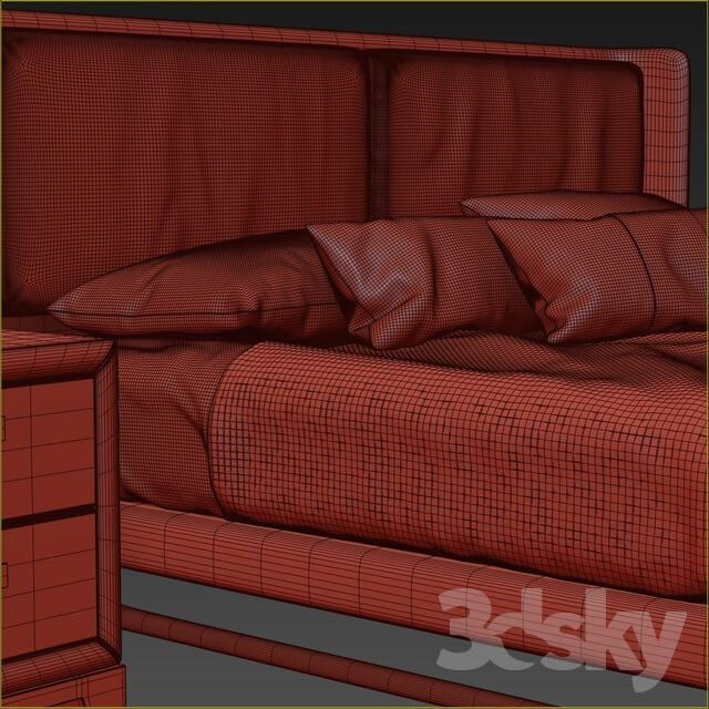 Bed Bolzan Kate Sottile