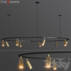 Lino Round Spotlight Pendant Lampatron Pendant light 3D Models 