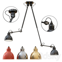 Double lampe gras Pendant light 3D Models 