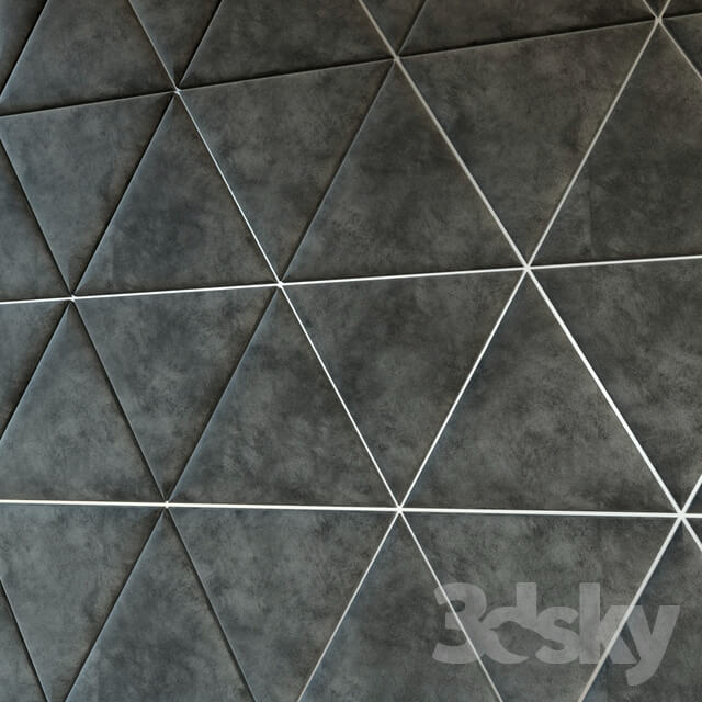 Decorative wall. Soft panel. 34