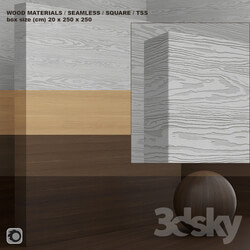 Material wood TSS plate CLEAF seamless set 57 
