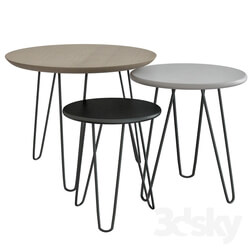 Tables gigognes Graphik 