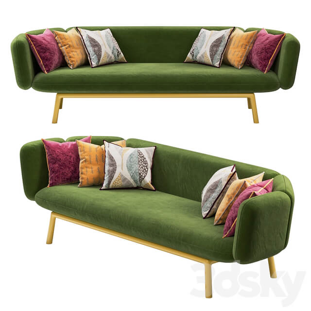 Hive Modern 2.5 Sofa by Jules Wagemans
