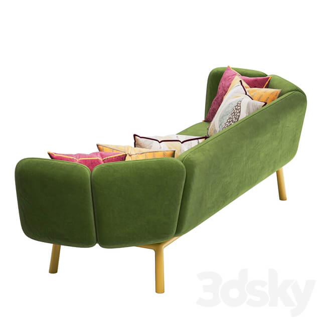 Hive Modern 2.5 Sofa by Jules Wagemans