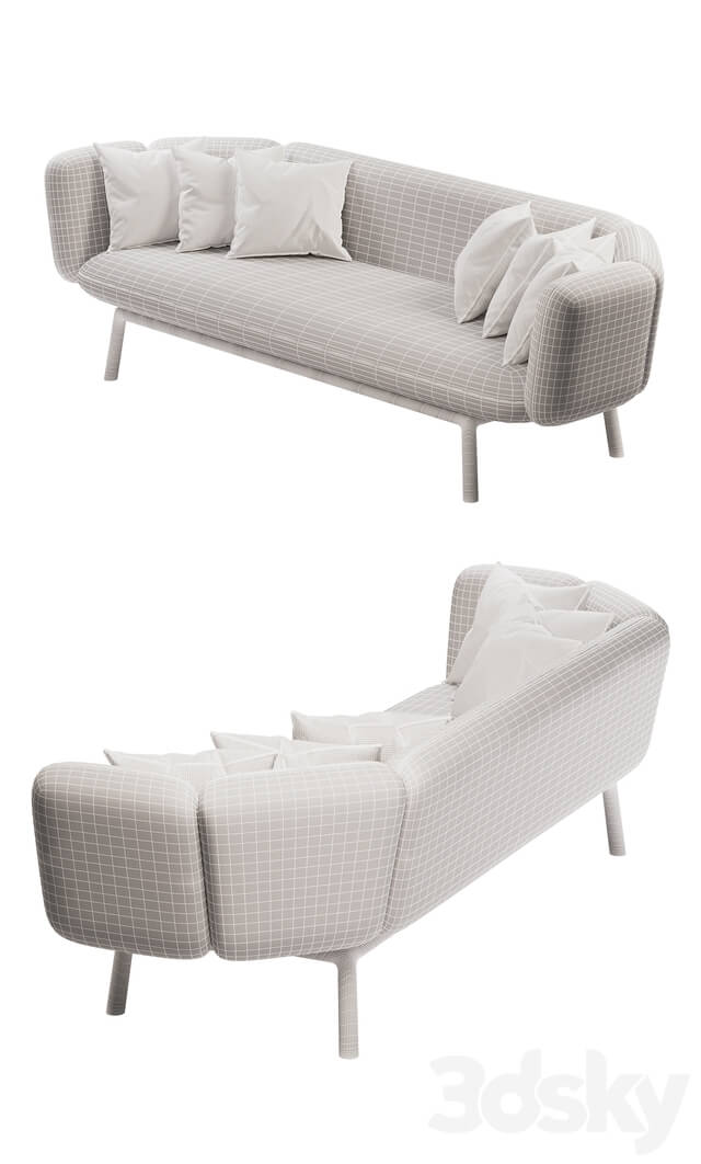 Hive Modern 2.5 Sofa by Jules Wagemans